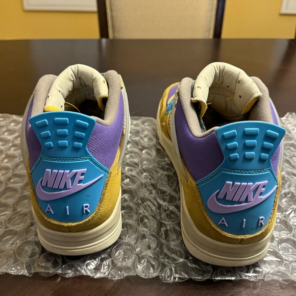 Nike Air Jordan 4 Retro x Union Desert Moss Sneaker Shoes Size US 13 - Picture 10 of 14